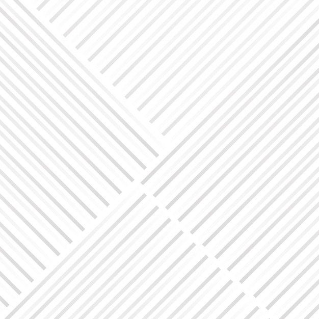 Patrón geométrico abstracto con líneas de rayas Fondo vectorial sin costuras Ornamento blanco y gris