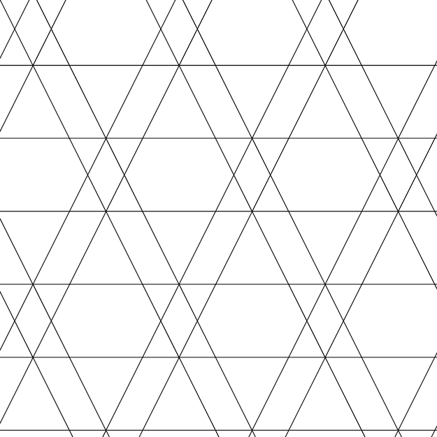 Patrón geométrico abstracto con líneas y rayas de triángulos y diamantes en fondo blanco Un fondo vectorial sin costuras Patrón gráfico moderno Patrón blanco y negro