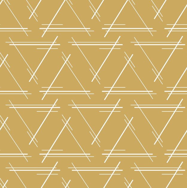 Patrón geométrico abstracto con líneas triangulares y rayas en fondo blanco Un fondo sin costuras
