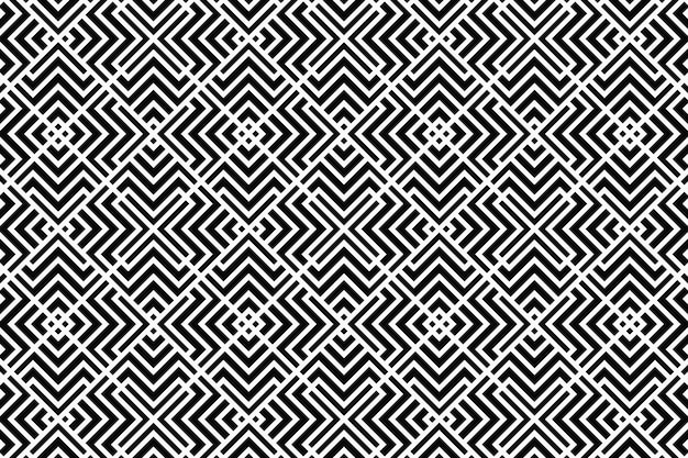 Patrón geométrico abstracto con rayas negras