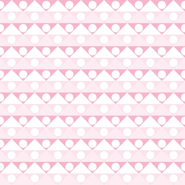 Patrón geométrico abstracto rosa y blanco Un fondo de vector transparente