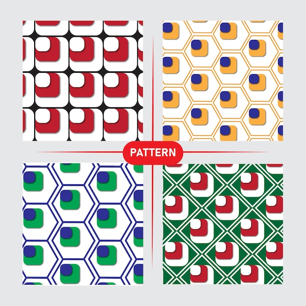 Patrón geométrico abstracto de vector libre