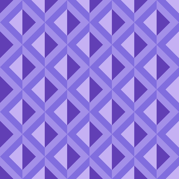 Patrón geométrico abstracto vectorial sin costuras con diamantes púrpuras