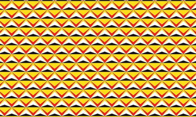 un patrón geométrico amarillo y naranja con triángulos