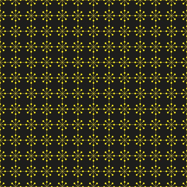 Patrón geométrico amarillo y negro