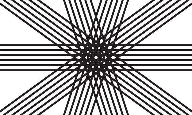 un patrón geométrico en blanco y negro con formas y líneas geométricas
