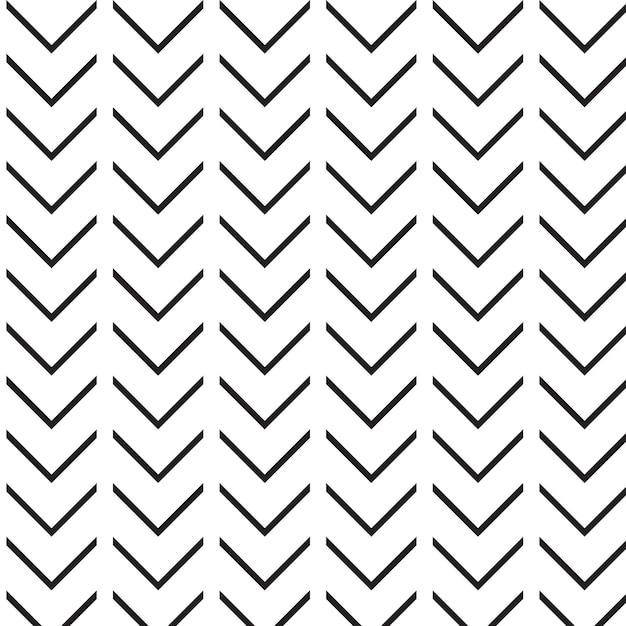 un patrón geométrico blanco y negro con las palabras chevron en un fondo blanco