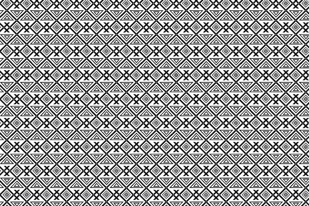 Patrón geométrico en blanco y negro