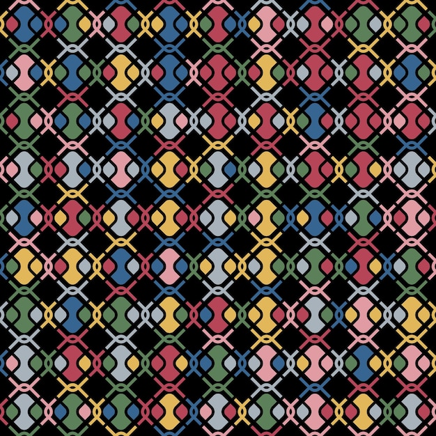 Patrón geométrico de color abstracto Plantilla de fondo transparente para el diseño de interiores de ropa de cubierta de textura de embalaje e idea creativa