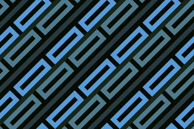 patrón geométrico con color negro y azul