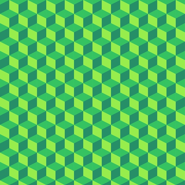 Patrón geométrico color verde. fondo de mosaico sin costuras, patrón de mosaico gráfico. ilustración vectorial