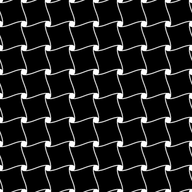 Patrón geométrico sin costuras con bandas entrelazadas papel de envolver mosaico fondo abstracto