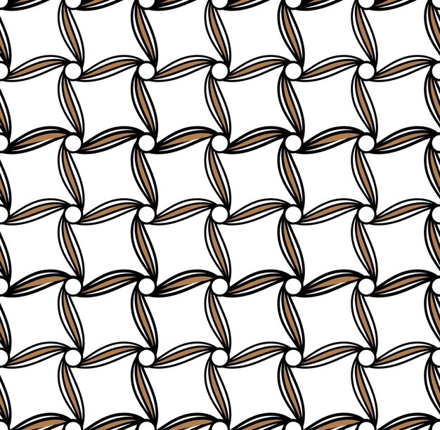 Patrón geométrico sin costuras con bandas entrelazadas papel de envolver mosaico fondo abstracto