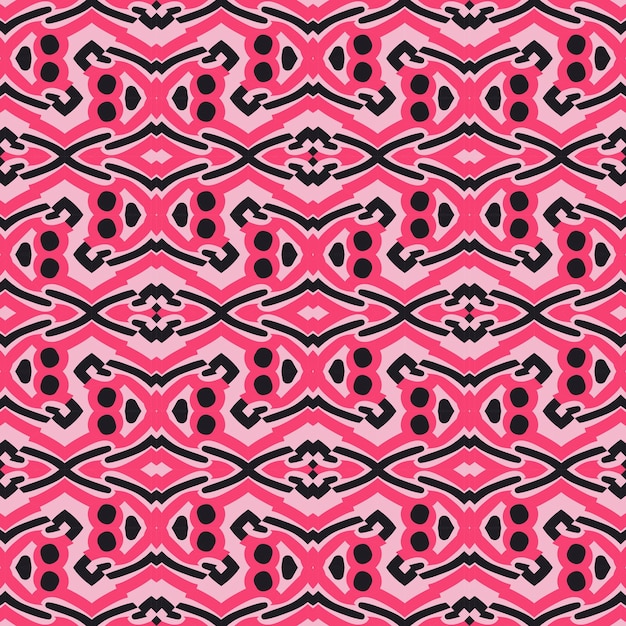 Patrón geométrico sin costuras de fantasía abstracta con diferentes formas. Mosaico, fondo de mosaico.