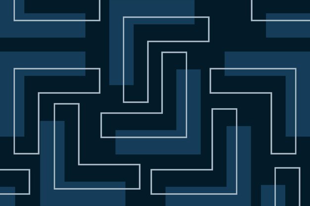 Patrón geométrico sin costuras Fondo abstracto Ilustración vectorial