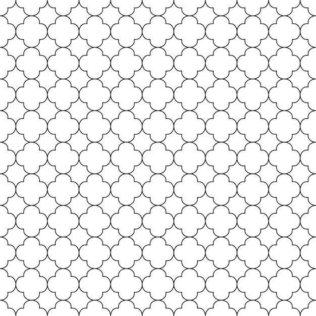 Patrón geométrico sin costuras Fondo blanco y negro Diseño para el fondo