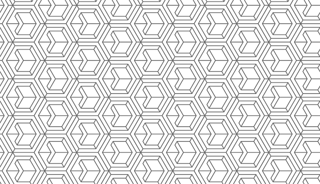 Patrón geométrico sin costuras Fondo de vector de diseño de moda para fondo web o impresión en papel Textura de mosaico