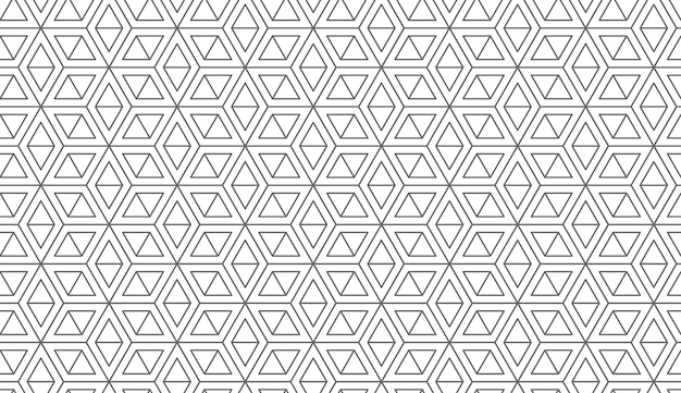 Patrón geométrico sin costuras Fondo de vector de diseño de moda para fondo web o impresión en papel Textura de mosaico