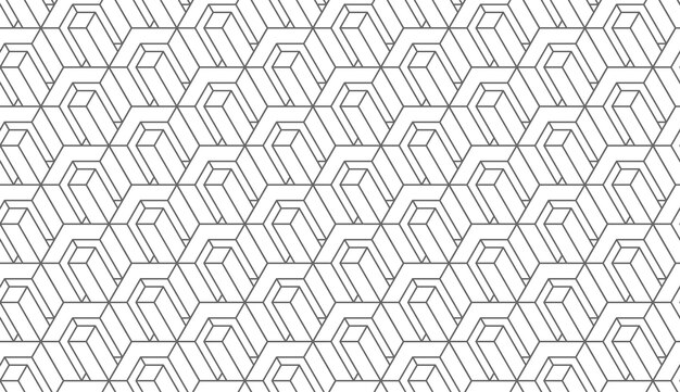 Patrón geométrico sin costuras Fondo de vector de diseño de moda para fondo web o impresión en papel Textura de mosaico