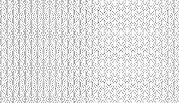 Patrón geométrico sin costuras Fondo vectorial de diseño de moda para telón de fondo web o impresión en papel