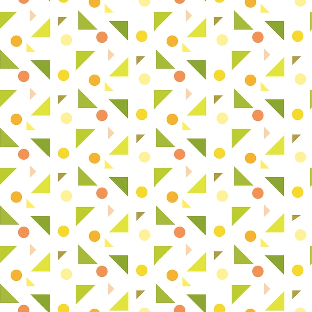 patrón geométrico sin costuras formas geométricas coloridas ilustración vectorial