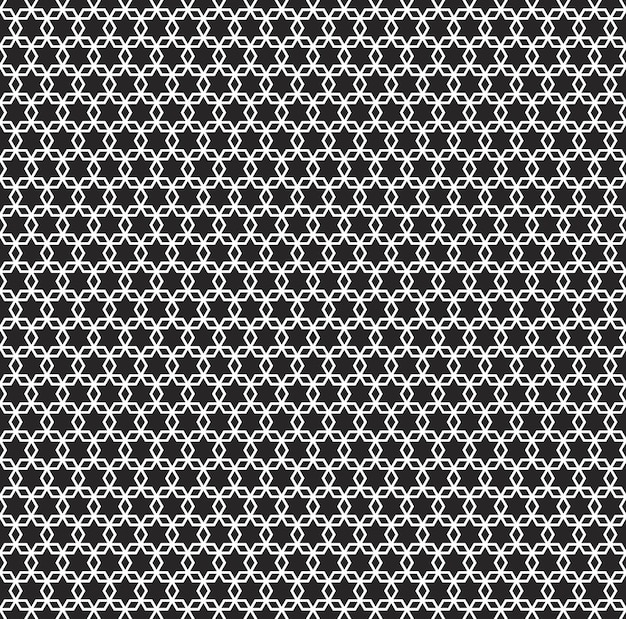 Patrón geométrico sin costuras de hexágonos Fondo vintage abstracto