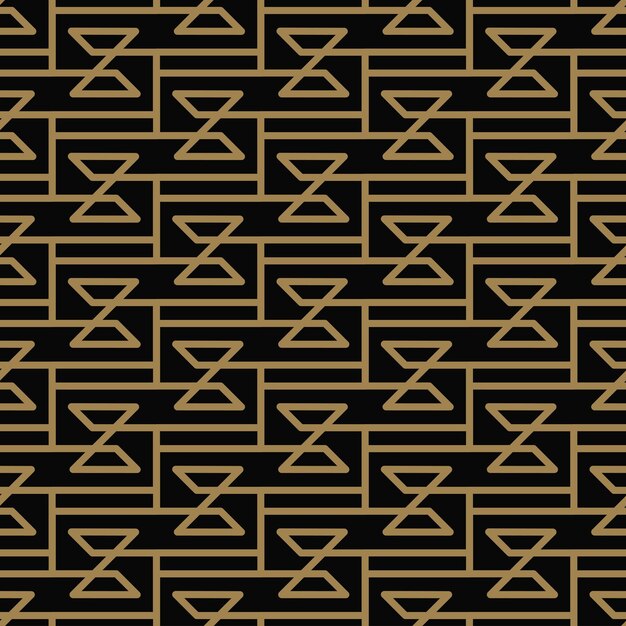 Patrón geométrico sin costuras por línea de rayas Fondo de vector transparente Textura negra