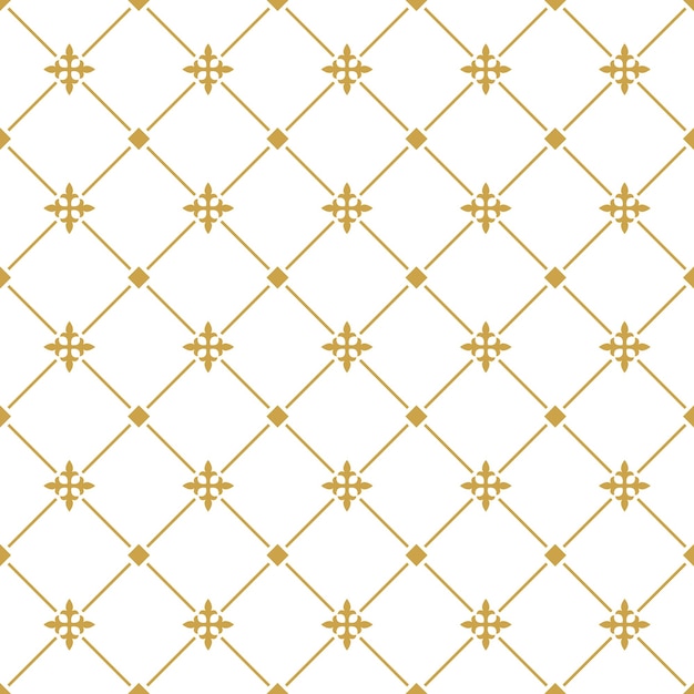 Patrón geométrico sin costuras de líneas diagonales y elementos de ornamento oriental