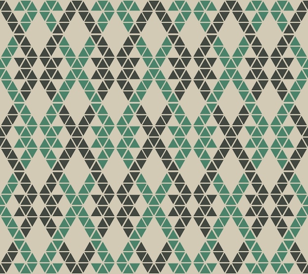 Patrón geométrico sin costuras Mosaico Vector estilo étnico Patrón sin costuras abstracto