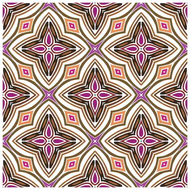 Patrón geométrico sin costuras vector sin costuras Abstracto Patrones simétricos azulejos geométricos Diseño