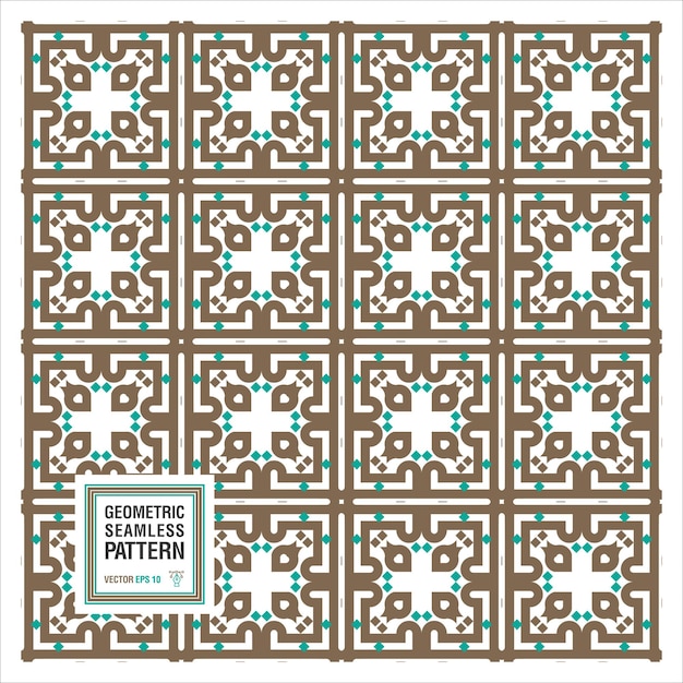Patrón geométrico sin costuras vector sin costuras Abstracto Patrones simétricos azulejos geométricos Diseño