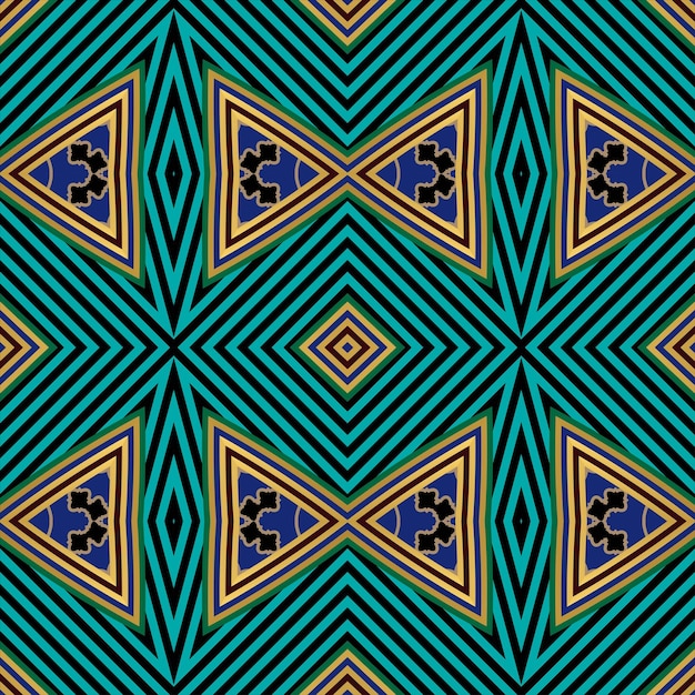 Patrón geométrico sin costuras vector sin costuras Abstracto Patrones simétricos azulejos geométricos Diseño