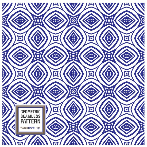 Patrón geométrico sin costuras vector sin costuras Abstracto Patrones simétricos azulejos geométricos Diseño