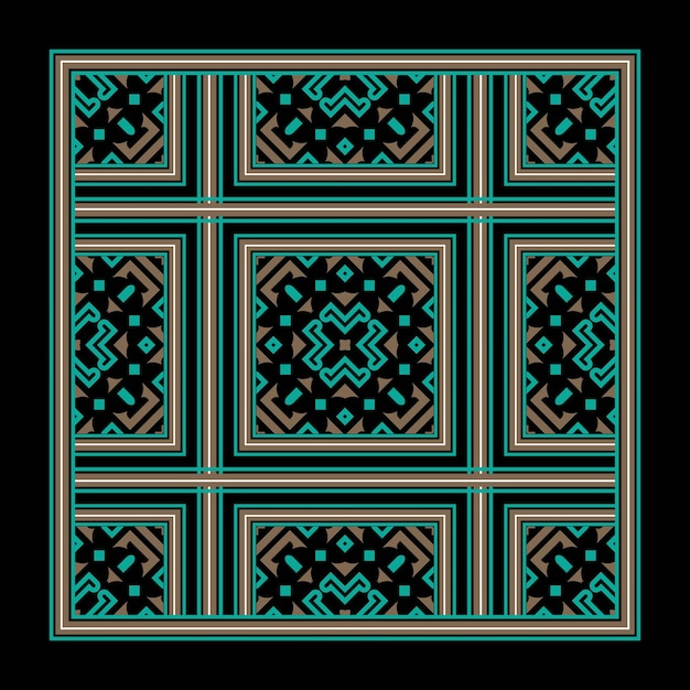 Patrón geométrico sin costuras vector sin costuras Abstracto Patrones simétricos azulejos geométricos Diseño