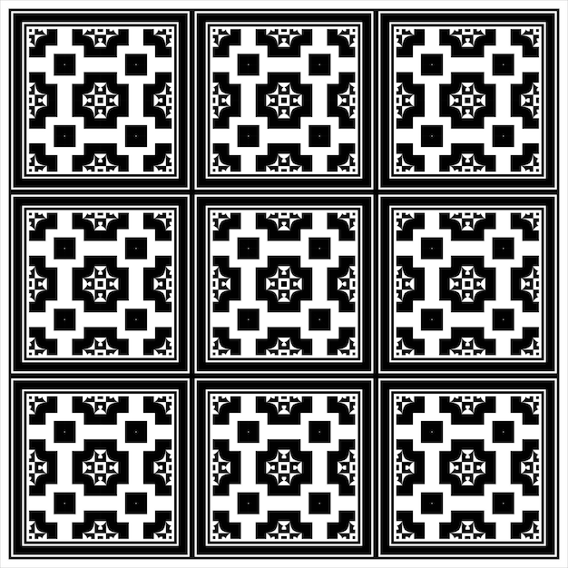 Patrón geométrico sin costuras vector sin costuras Abstracto Patrones simétricos azulejos geométricos Diseño