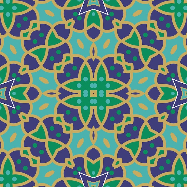 Patrón geométrico sin costuras vector sin costuras Abstracto Patrones de textura elegante azulejos simétricos