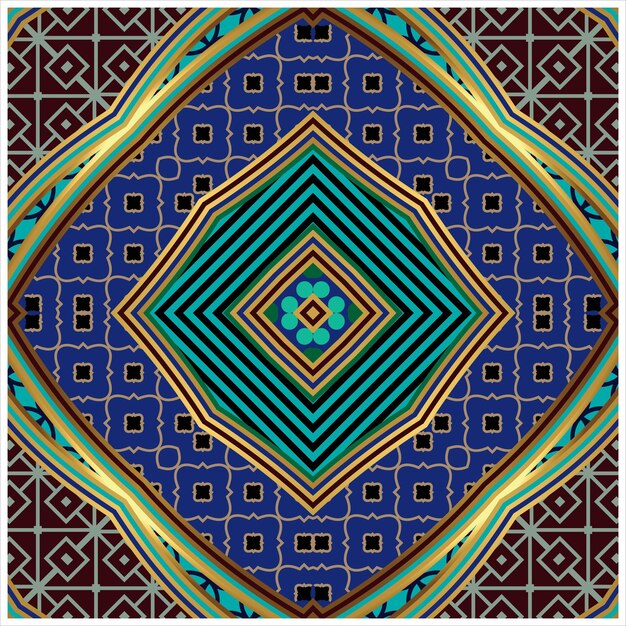 Patrón geométrico sin costuras vector sin costuras Abstracto Patrones de textura elegante azulejos simétricos