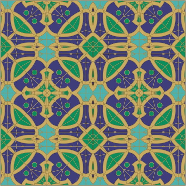 Patrón geométrico sin costuras vector sin costuras Abstracto Patrones de textura elegante azulejos simétricos