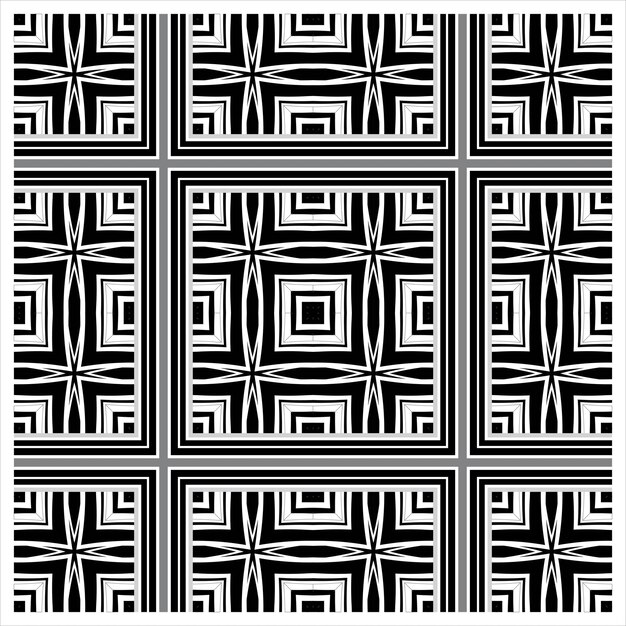 Patrón geométrico sin costuras vector sin costuras Abstracto Patrones de textura elegante azulejos simétricos
