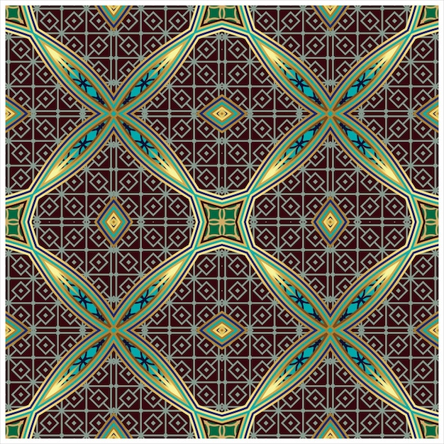 Patrón geométrico sin costuras vector sin costuras Abstracto Patrones de textura elegante azulejos simétricos