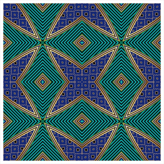 Patrón geométrico sin costuras vector sin costuras Abstracto Patrones de textura elegante azulejos simétricos