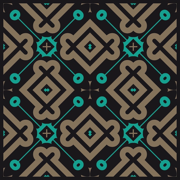 Patrón geométrico sin costuras vector sin costuras Abstracto Patrones de textura elegante azulejos simétricos