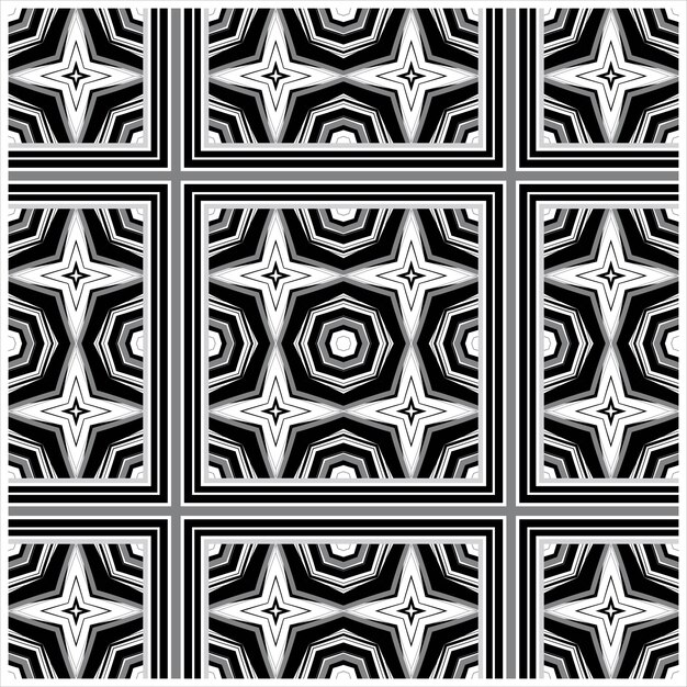 Patrón geométrico sin costuras vector sin costuras Abstracto Patrones de textura elegante azulejos simétricos