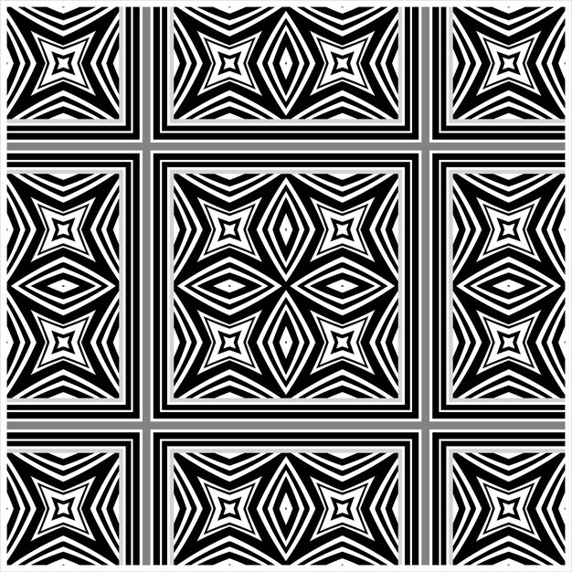 Patrón geométrico sin costuras vector sin costuras Abstracto Patrones de textura elegante azulejos simétricos