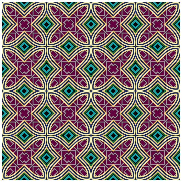 Patrón geométrico sin costuras vector sin costuras Abstracto Patrones de textura elegante azulejos simétricos