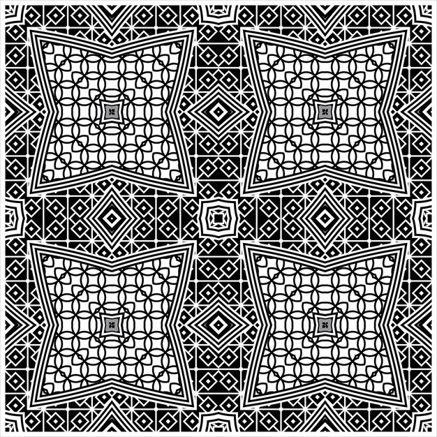 Patrón geométrico sin costuras vector sin costuras Abstracto Patrones de textura elegante azulejos simétricos