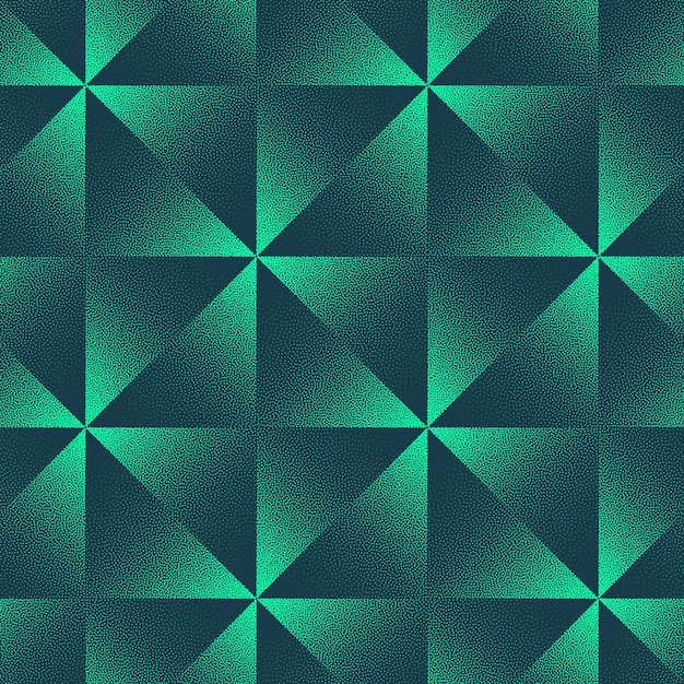 Patrón geométrico sin costuras Vector de moda Turquesa brillante Fondo abstracto