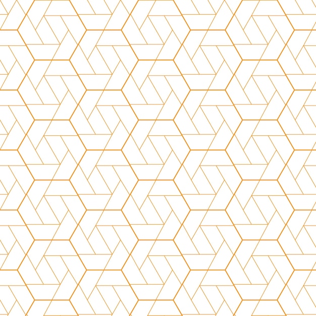 Patrón geométrico sin costuras vectorial Patrón lineal dorado Papeles de pared para su diseño