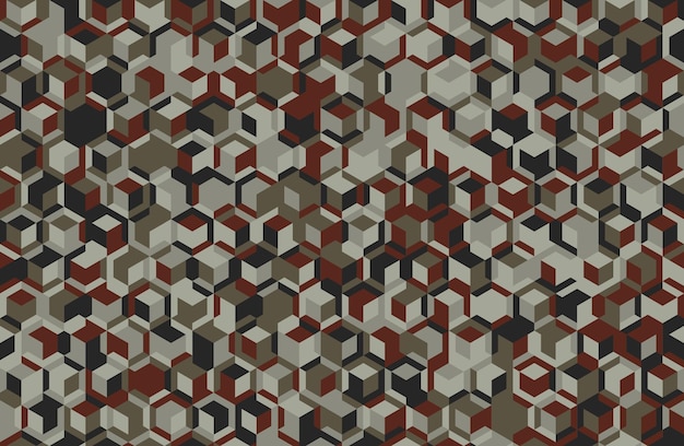 Patrón geométrico creativo con formas de mosaico y diseño sin costuras Ideal para fondos de carteles modernos o impresiones textiles abstractas