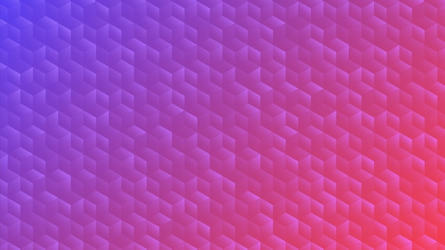 Patrón geométrico con cubos Fondo de vector abstracto
